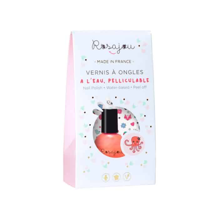 Vernis à ongles pour enfant Corail - Rosajou