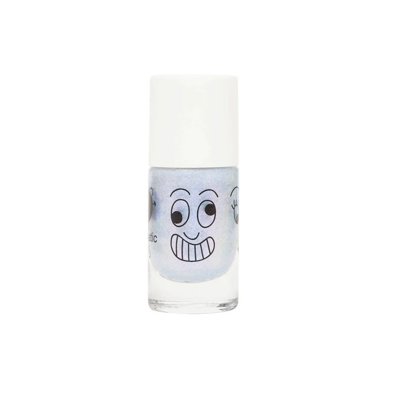 Vernis bleu pailleté Merlin - Nailmatic