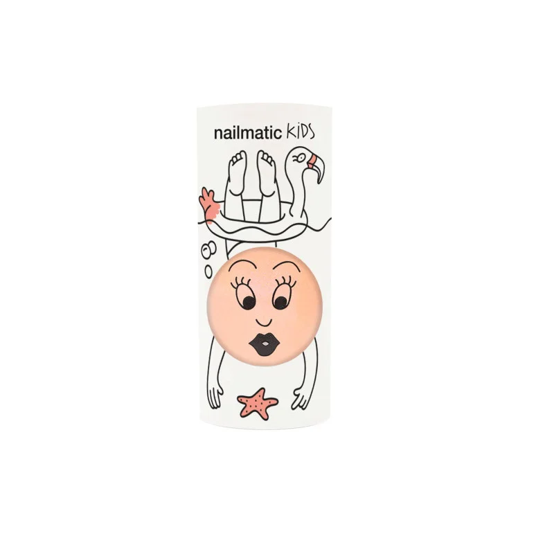 Vernis enfant à base d'eau Flamingo Corail nacré - Nailmatic