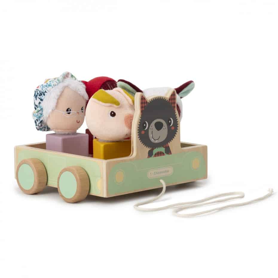 Voiture pique-nique à tirer et à formes - Lilliputiens