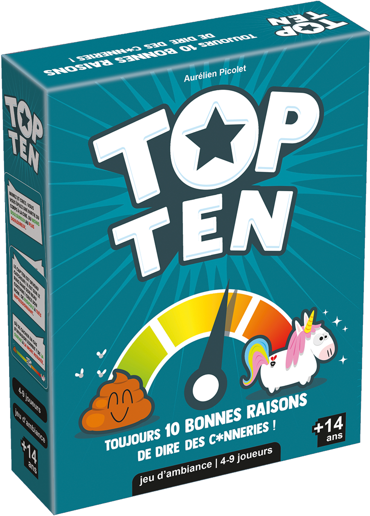 Jeu coopératif Top ten - Asmodée