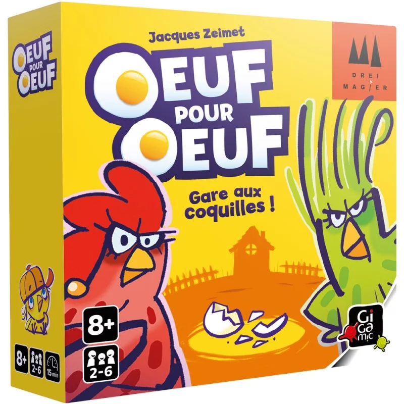 Jeu d'ambiance Œuf pour œuf - Gigamic