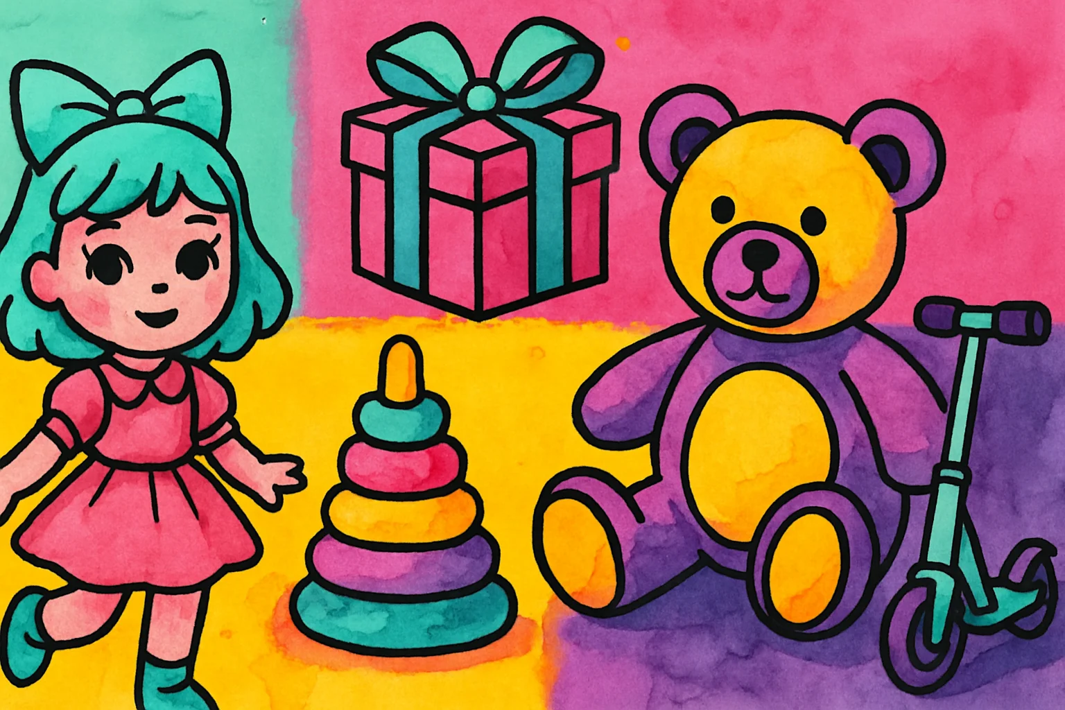 Idées cadeaux anniversaire fille 7 ans de 15 à 30 €