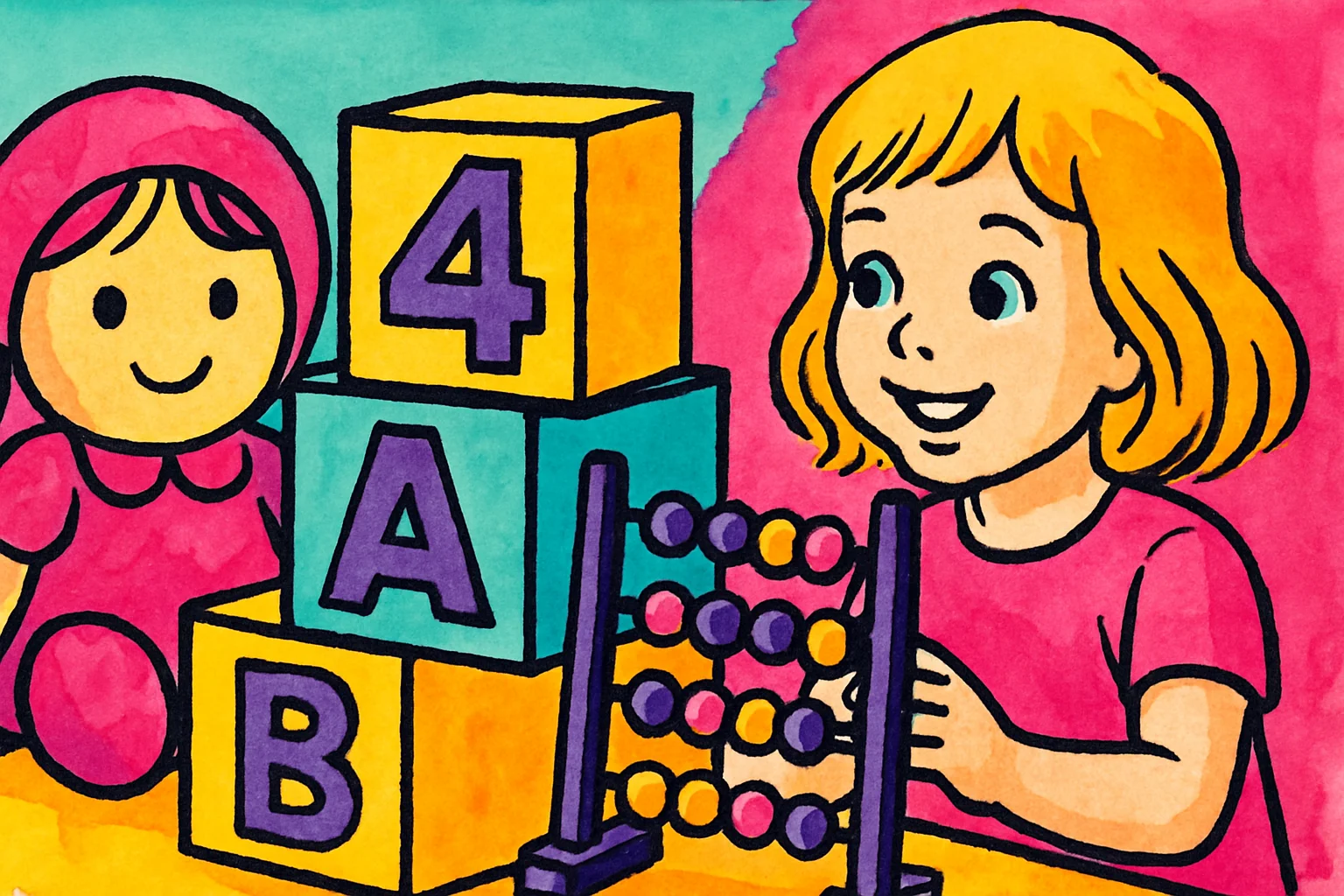 Idées cadeaux anniversaire jouet éducatif fille 4 ans