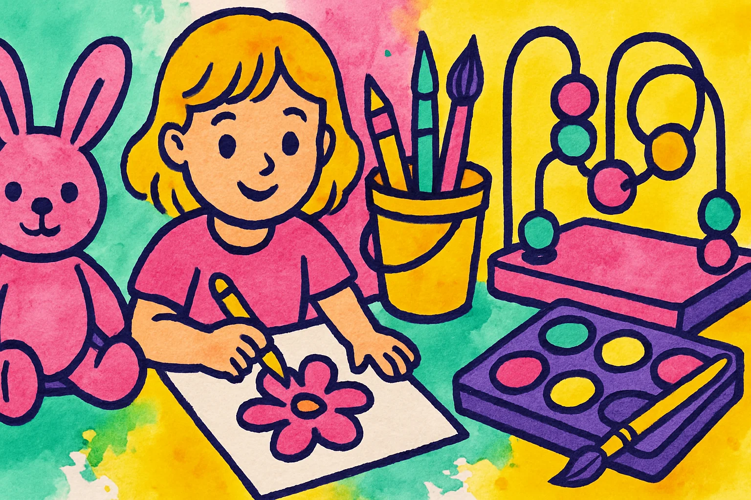 Idées cadeaux anniversaire loisir créatif fille 2 ans