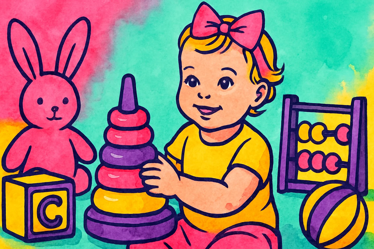 Idées cadeaux Noël jouet éducatif fille 1 an
