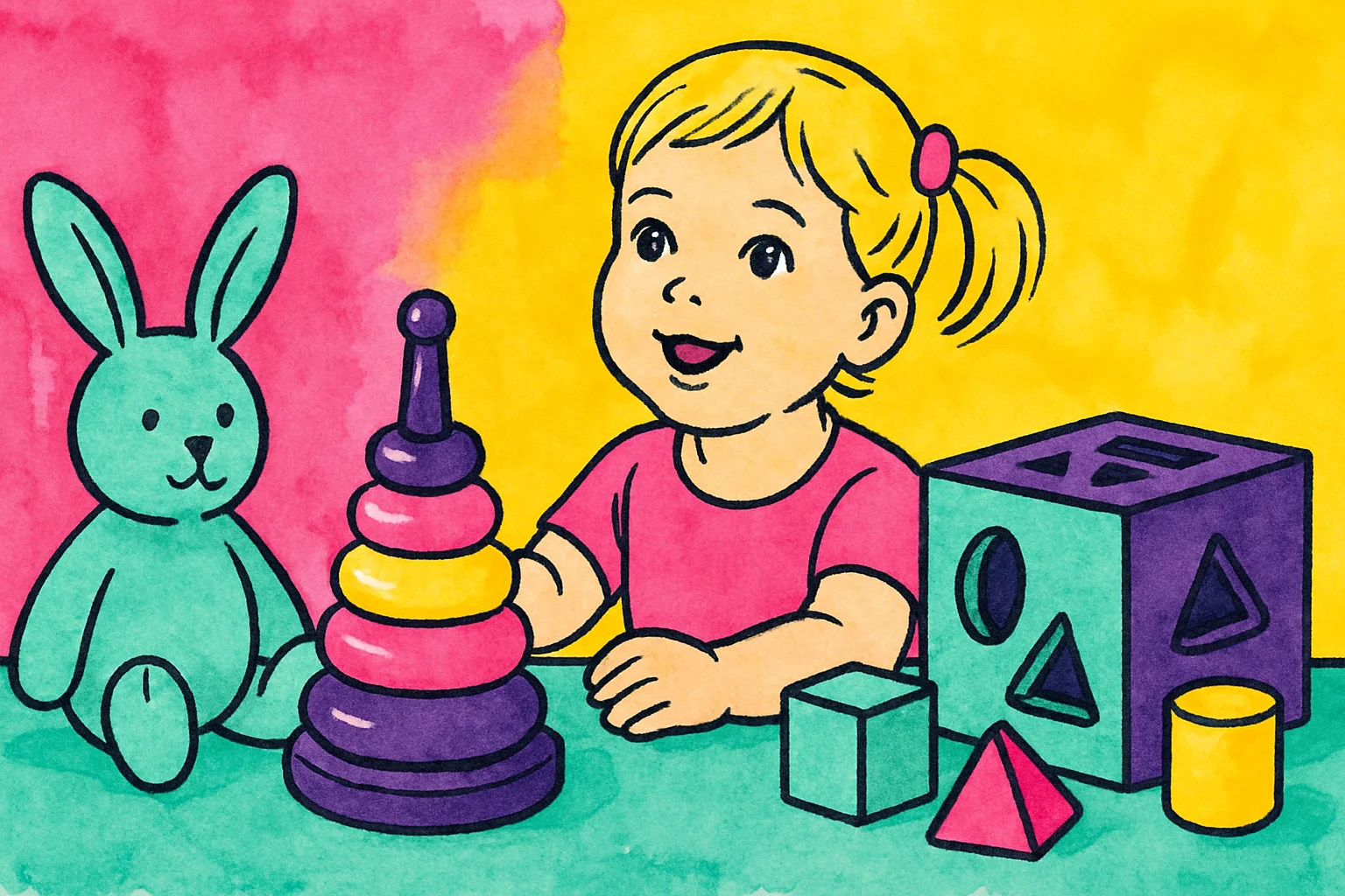 Idées cadeaux Noël jouet éducatif fille 2 ans