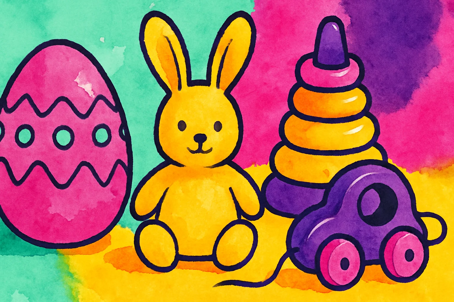 Idées cadeaux Pâques jouet éducatif 1 an