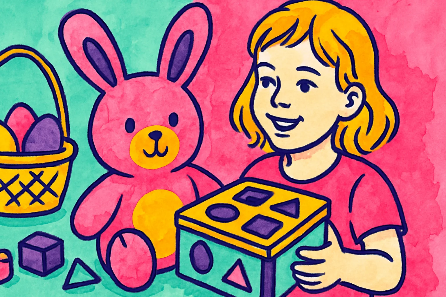 Idées cadeaux Pâques jouet éducatif fille 3 ans