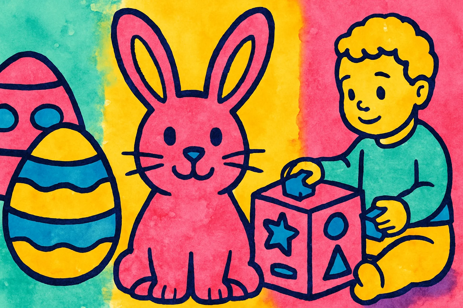 Idées cadeaux Pâques jouet éducatif garçon 1 an