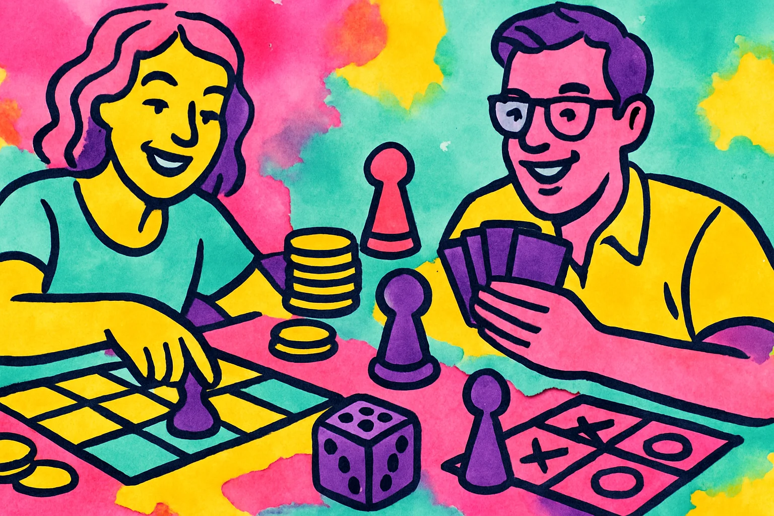 Jeux de société faciles pour se détendre (adultes)