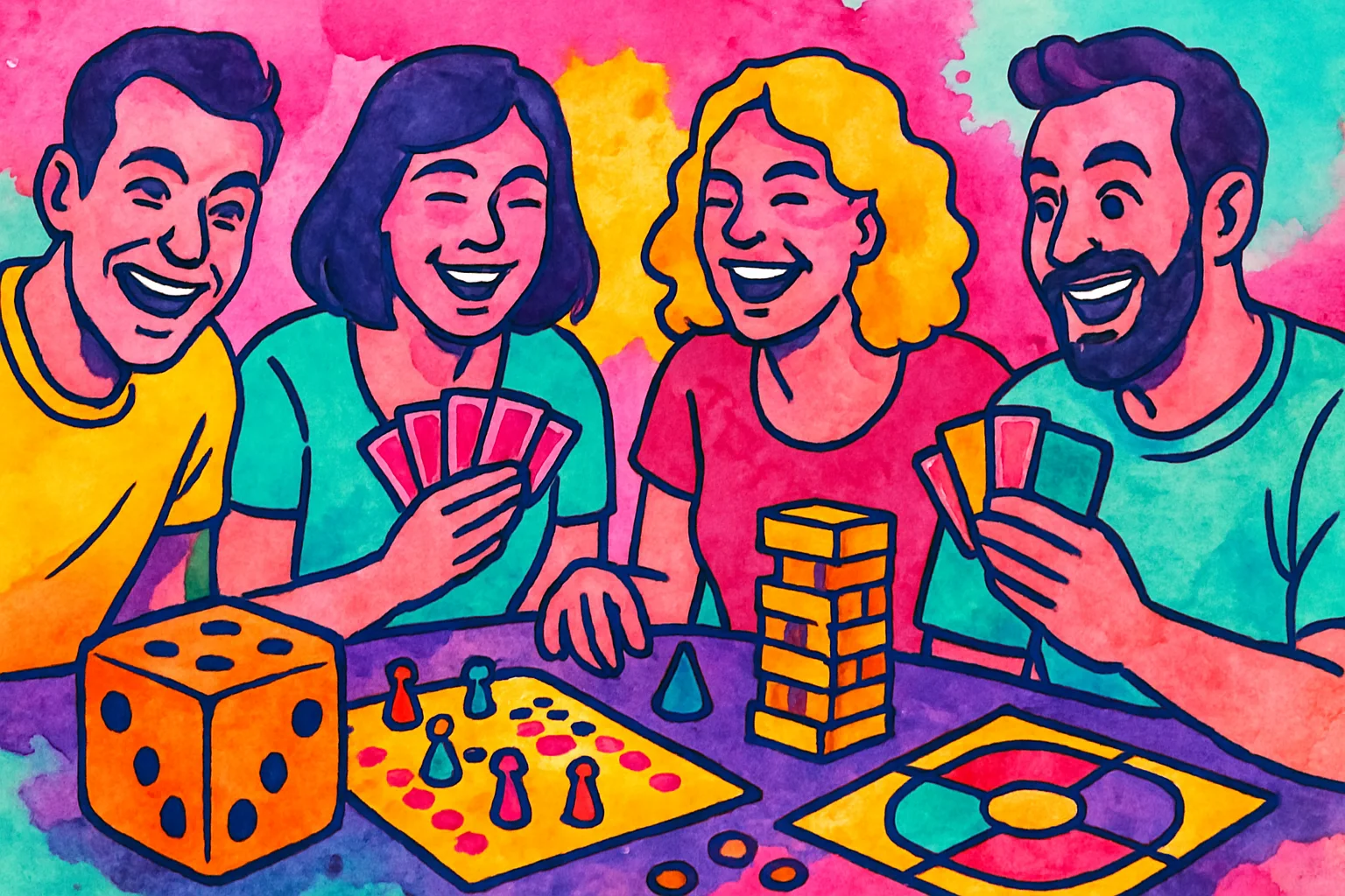 Jeux de société parfaits pour une soirée entre amis
