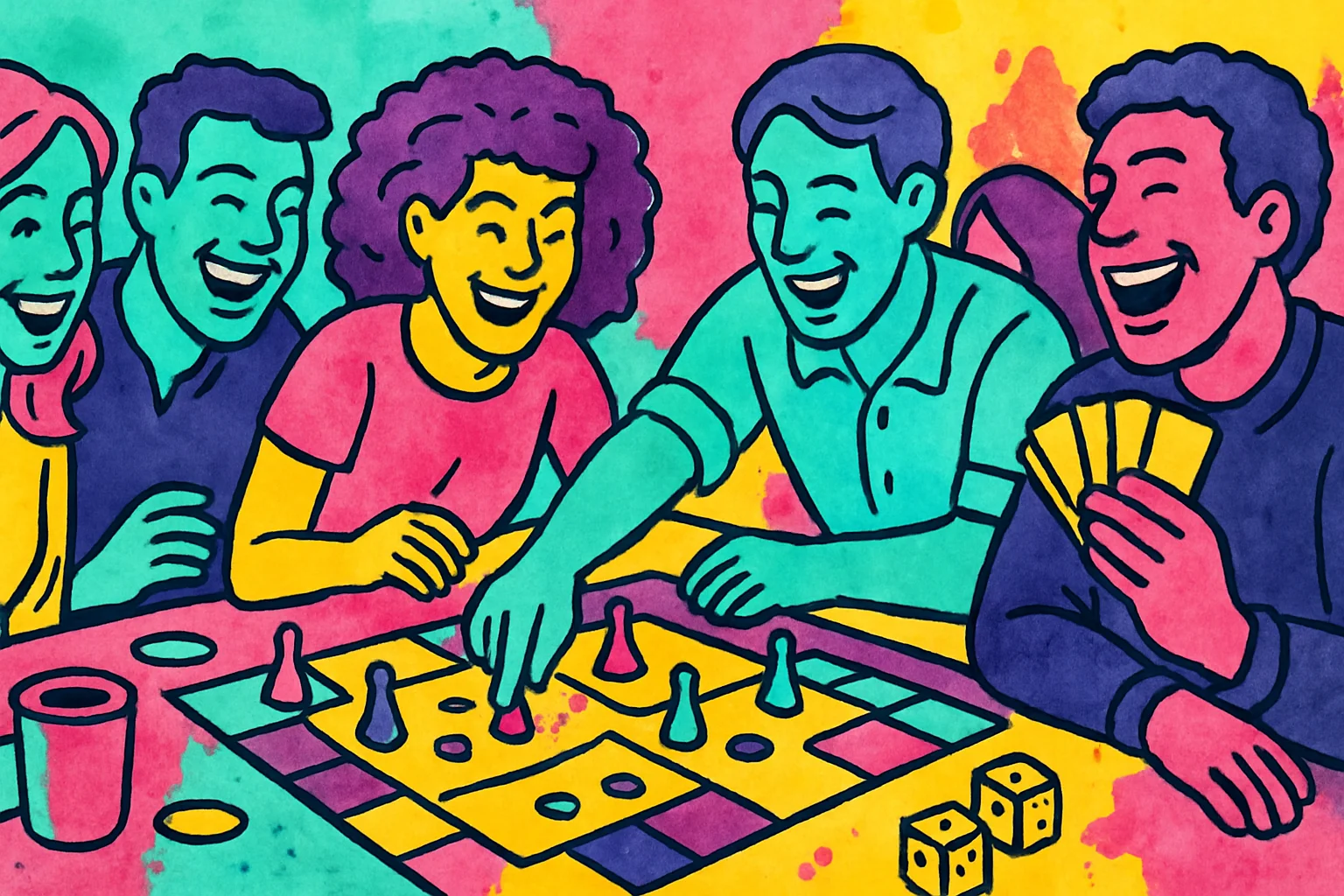 Jeux de société pour grands groupes d’adultes