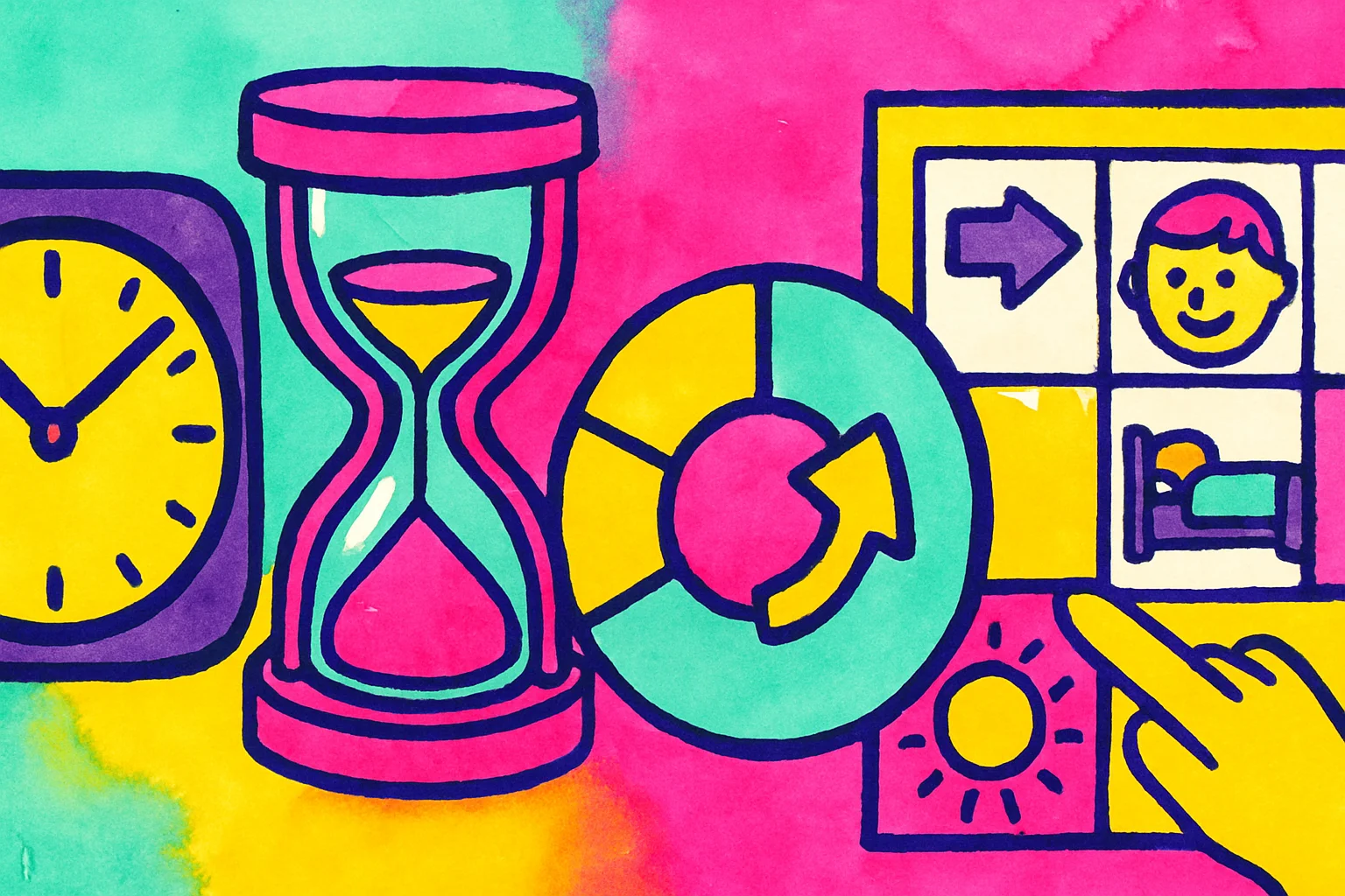 Les jeux pour aider l’enfant à comprendre et gérer le temps