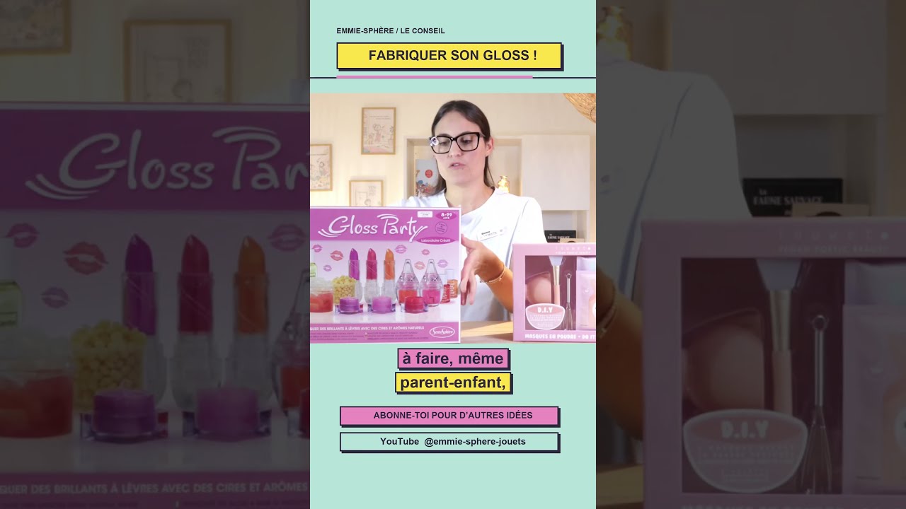 Fabriquer son gloss : une idée d’activité parent-enfant ! #enfants #cosmetique #jeux