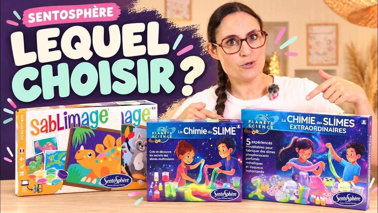 Sentosphère : quel coffret créatif choisir ? Aquarellum, Patarev, Slime…