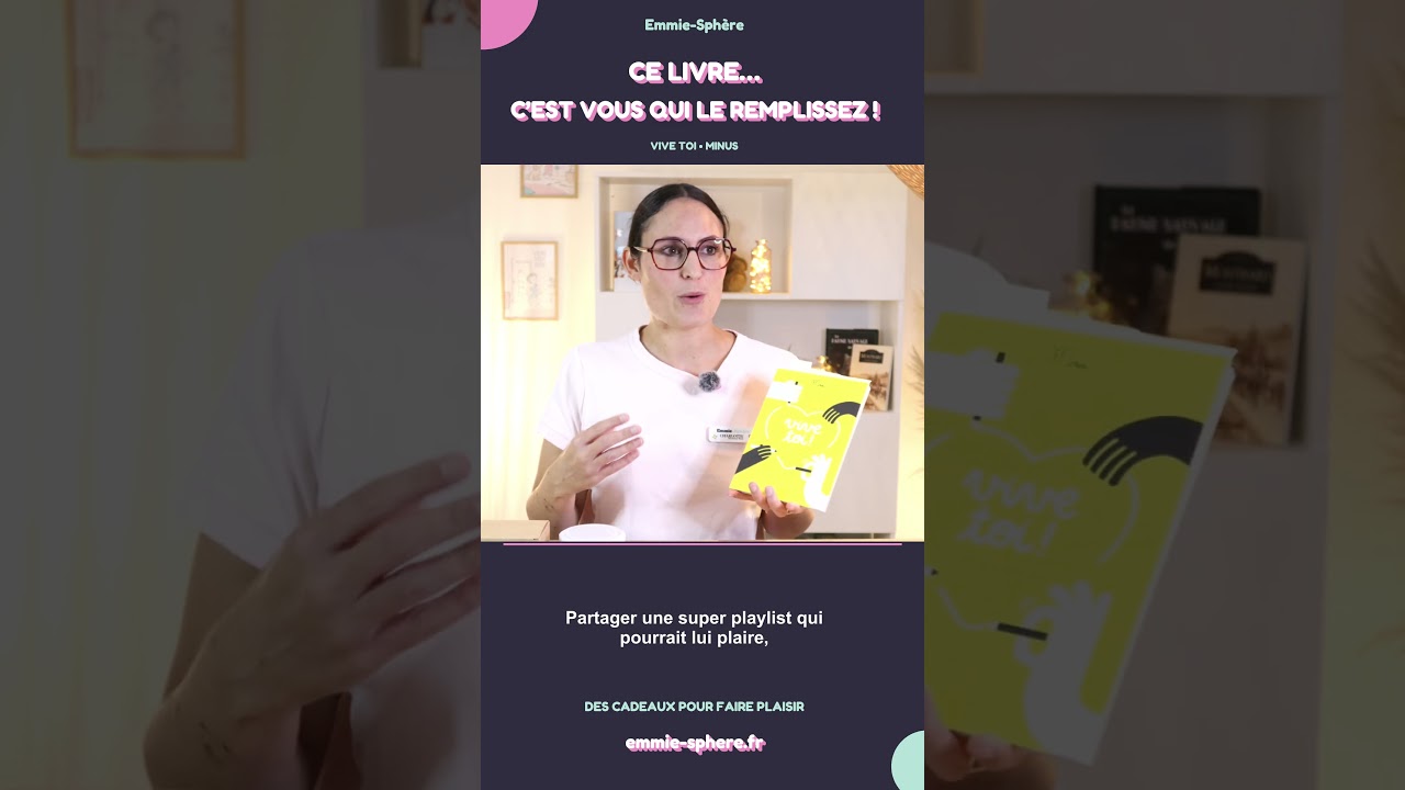 Ce livre, c’est vous qui le remplissez avant de l’offrir 💛