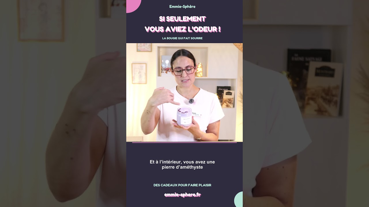 Si seulement vous aviez l’odeur de cette bougie ! 💜
