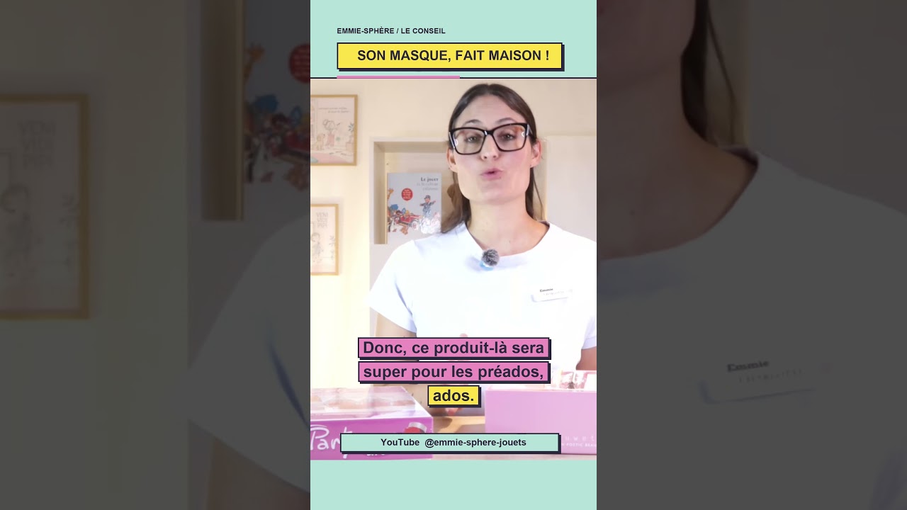 Masque visage DIY : un coffret créatif pour préados et ados  #enfants #cosmetique #jeux