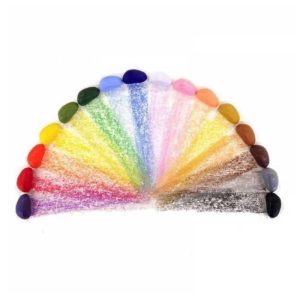 16 crayons de cire crayons rocks poppik