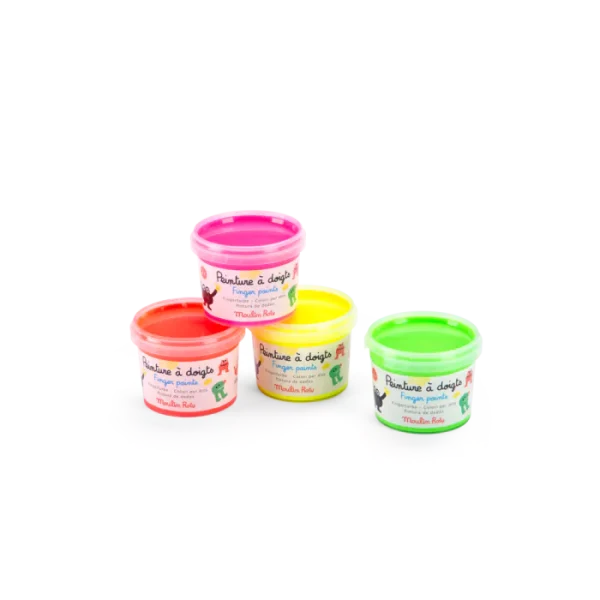 peinture à doigts fluo les schmouks moulin roty
