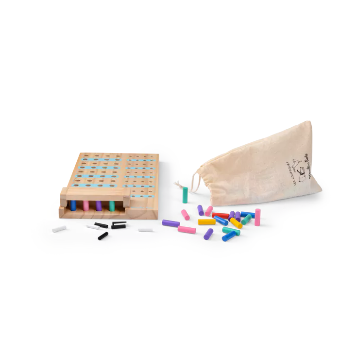 jeu de société code secret en bois les loufoques moulin roty
