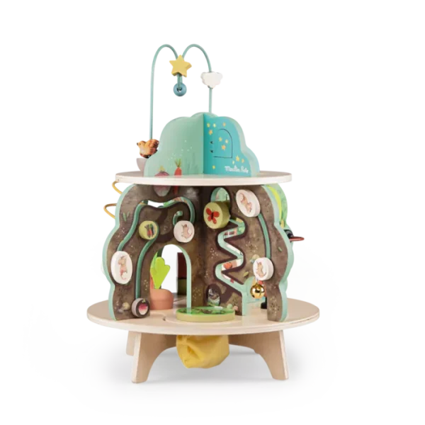 jardin multi activités trois petits lapins moulin roty