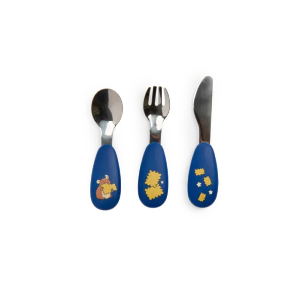 set couverts silicone puce et pilou moulin roty