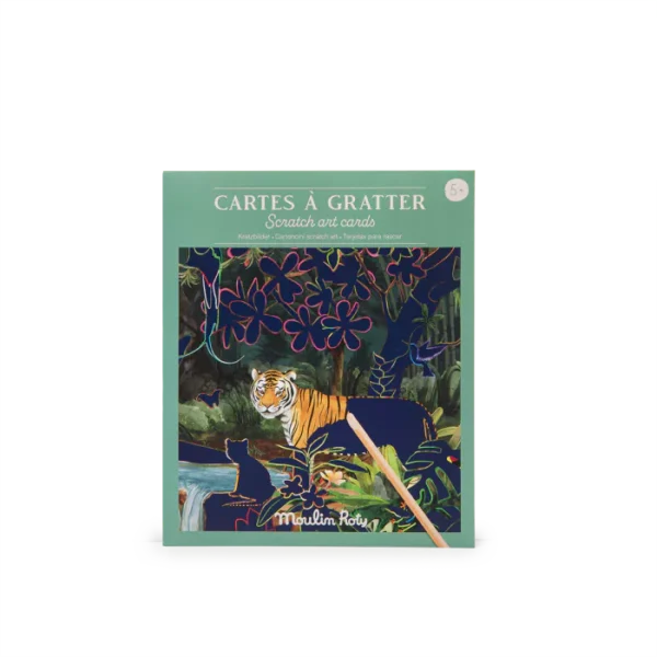 cartes à gratter tout autour du monde moulin roty