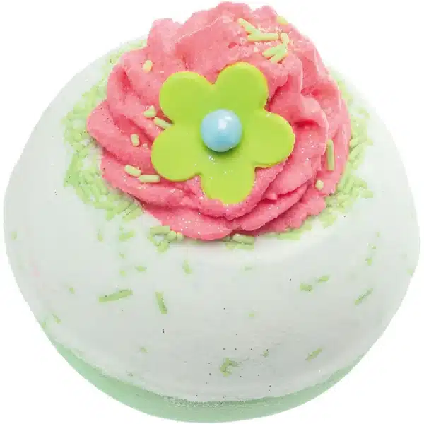 boule de bain apple et rasperry swirl bomb cosmetics