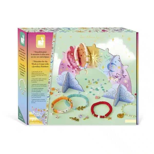 kit créatif 7 bracelets pour la semaine à créer janod