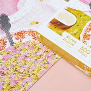 puzzle coquillettes jambon 500 pièces janod