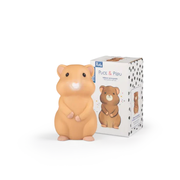 veilleuse hamster (usb) puce et pilou moulin roty
