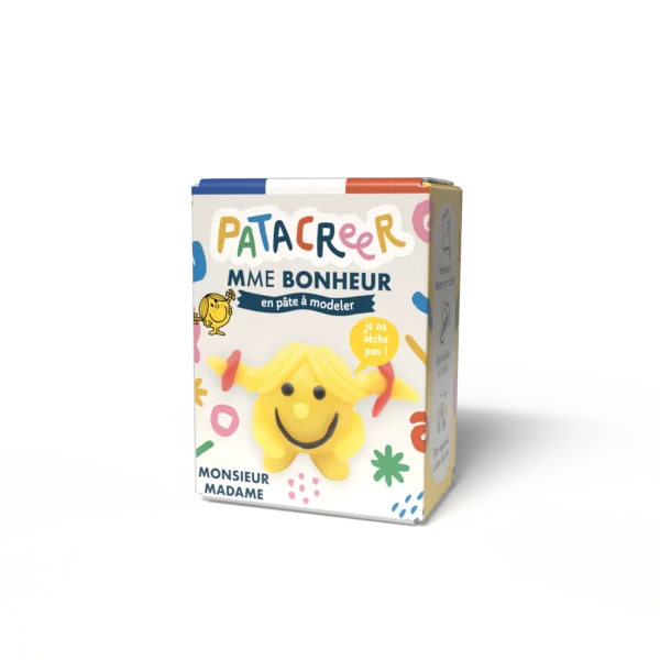 kit à fabriquer mme bonheur en pâte à modeler patacreer