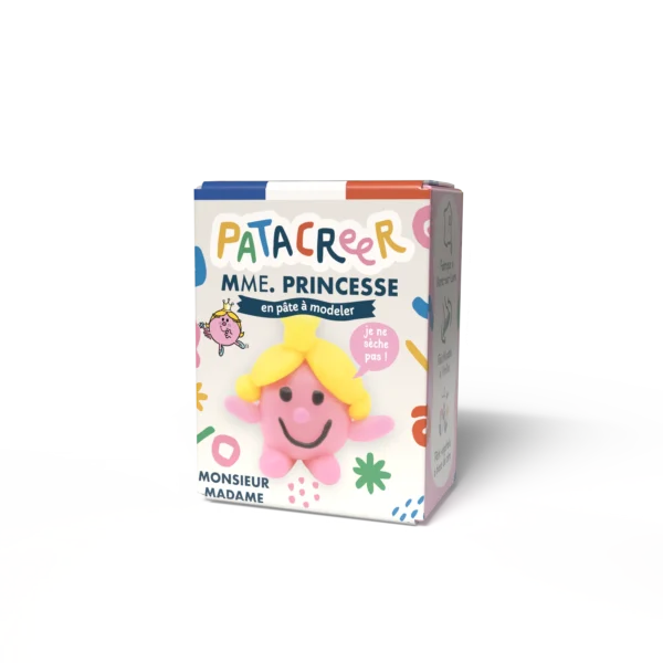 kit à fabriquer mme princesse en pâte à modeler patacreer