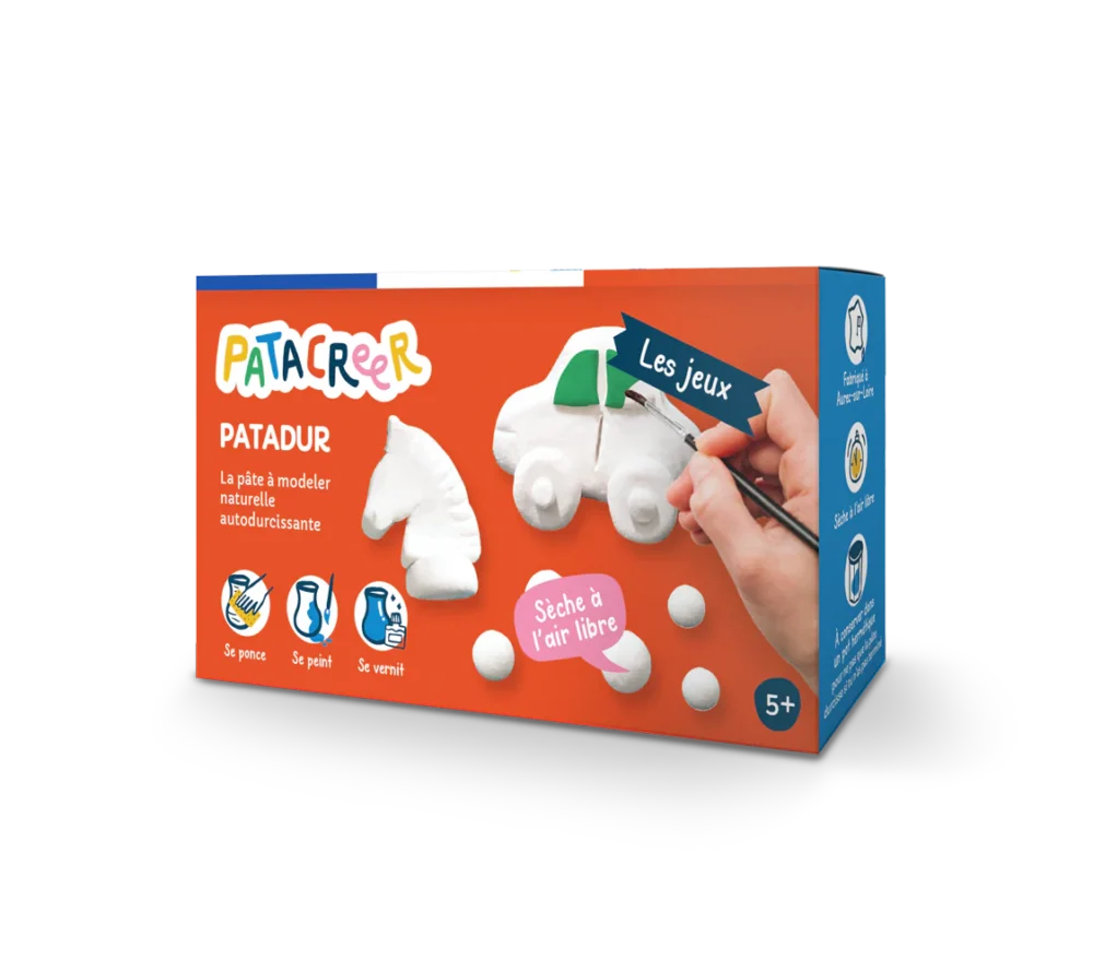 boite mes jeux de pâte à modeler autodurcissante patacreer