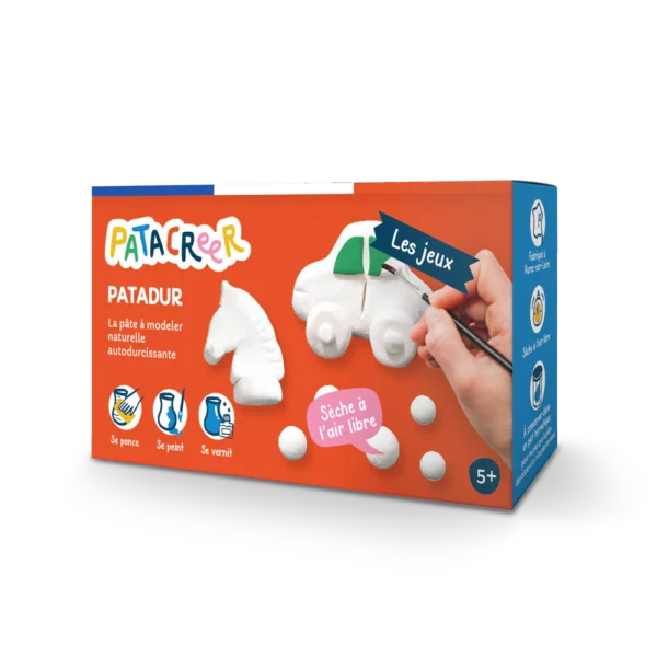 boite mes jeux de pâte à modeler autodurcissante patacreer