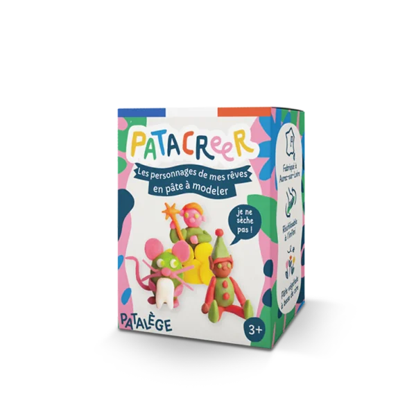 kit à fabriquer mes personnages de mes rêves en pâte à modeler patacreer
