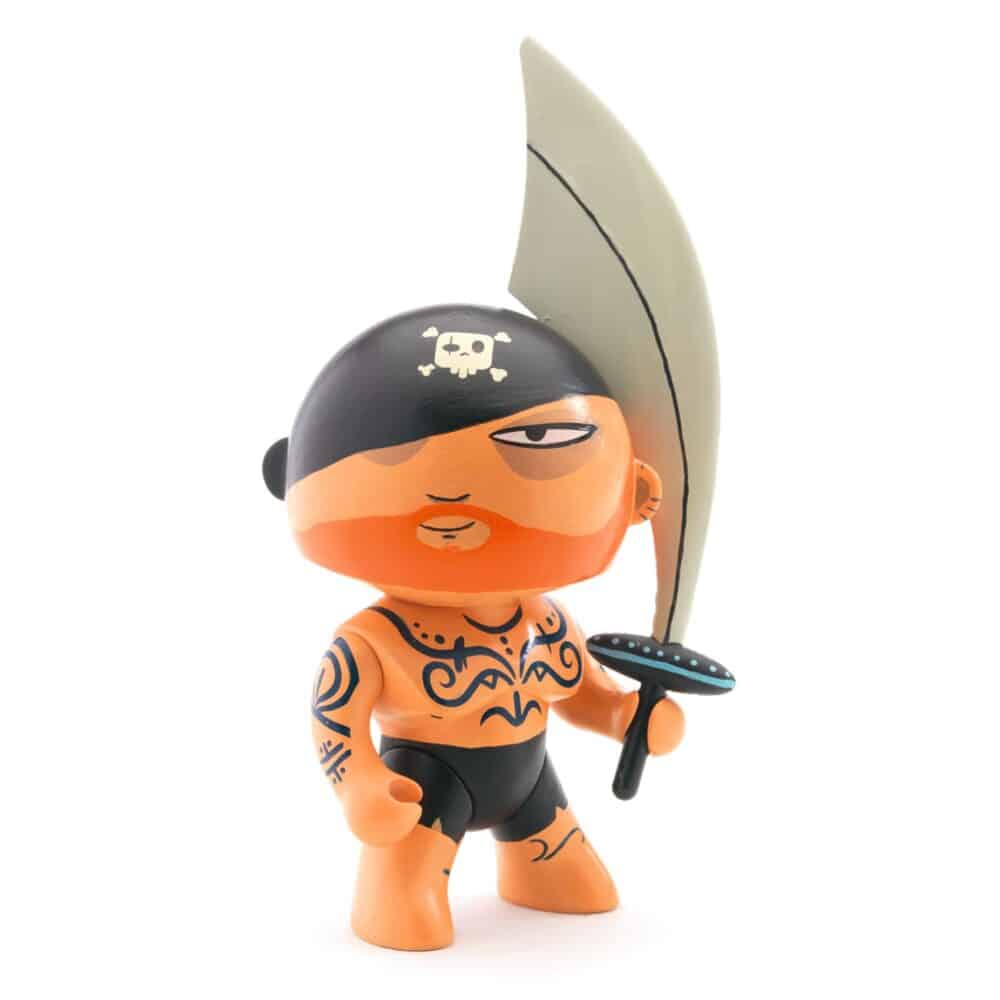 figurine arty toys pirate tattoo – djeco
