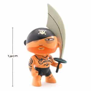 figurine arty toys pirate tattoo – djeco