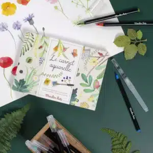 carnet aquarelle le jardin du moulin moulin roty