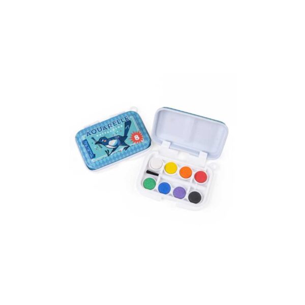 mini palette aquarelle bleue les petites merveilles moulin roty