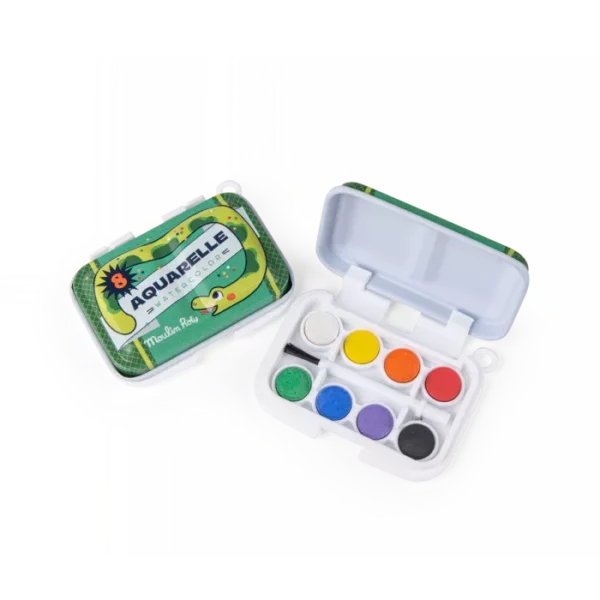 mini palette aquarelle vert les petites merveilles moulin roty
